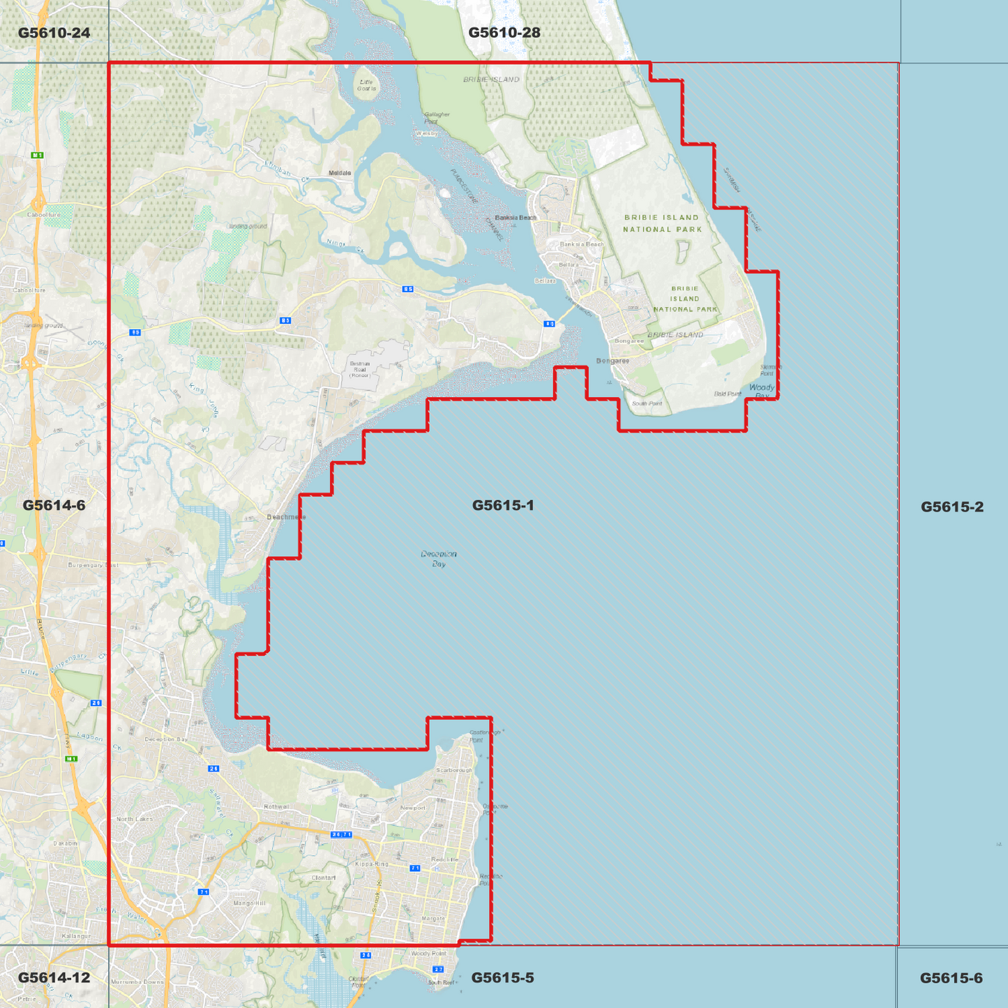Redcliffe 1m Digital Elevation Model (G5615-1)