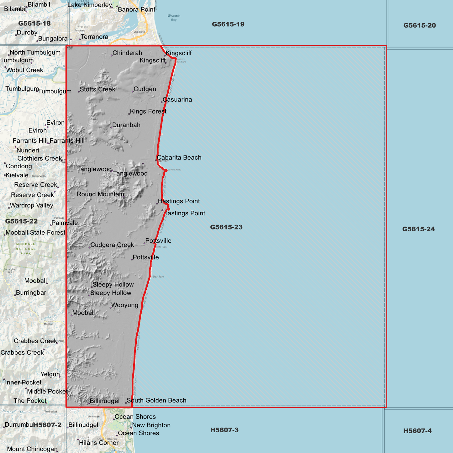 Pottsville 1m Digital Elevation Model (G5615-23)