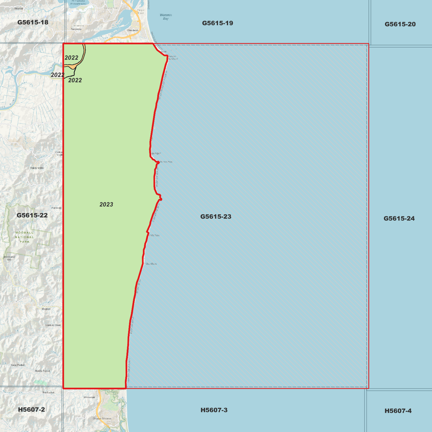 Pottsville 1m Digital Elevation Model (G5615-23)