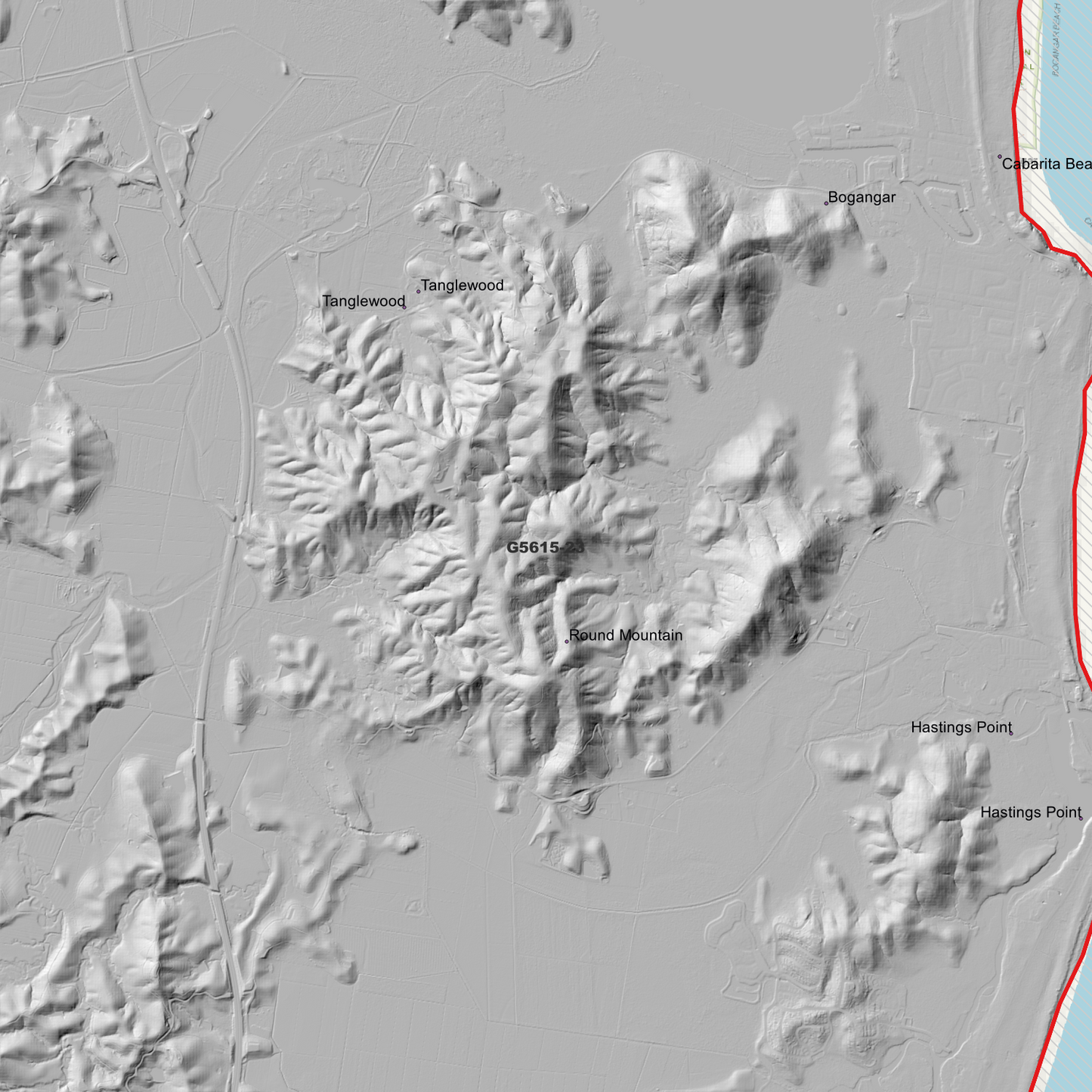 Pottsville 1m Digital Elevation Model (G5615-23)