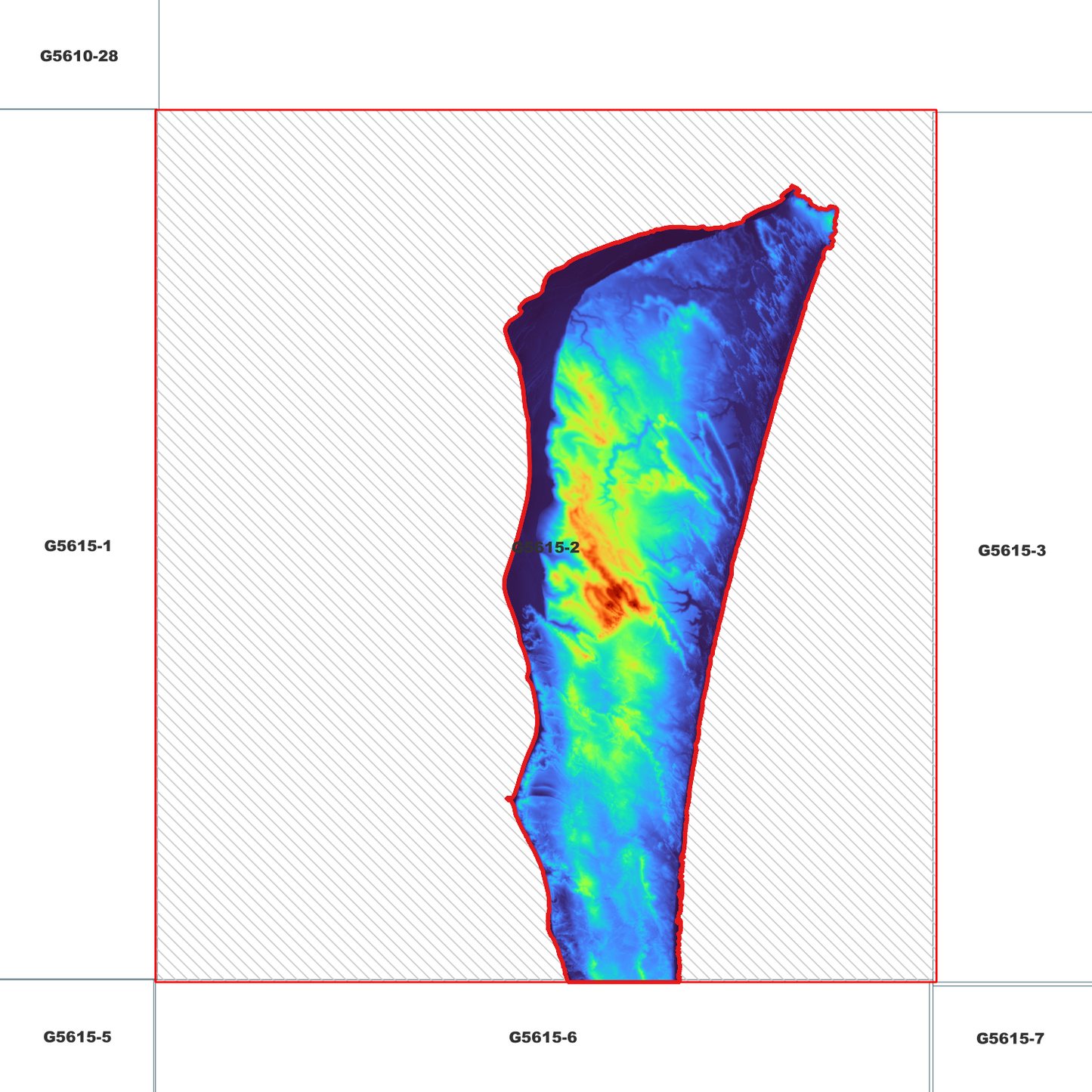 Moreton 1m Digital Elevation Model (G5615-2)