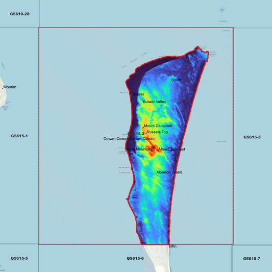 Moreton 1m Digital Elevation Model (G5615-2)