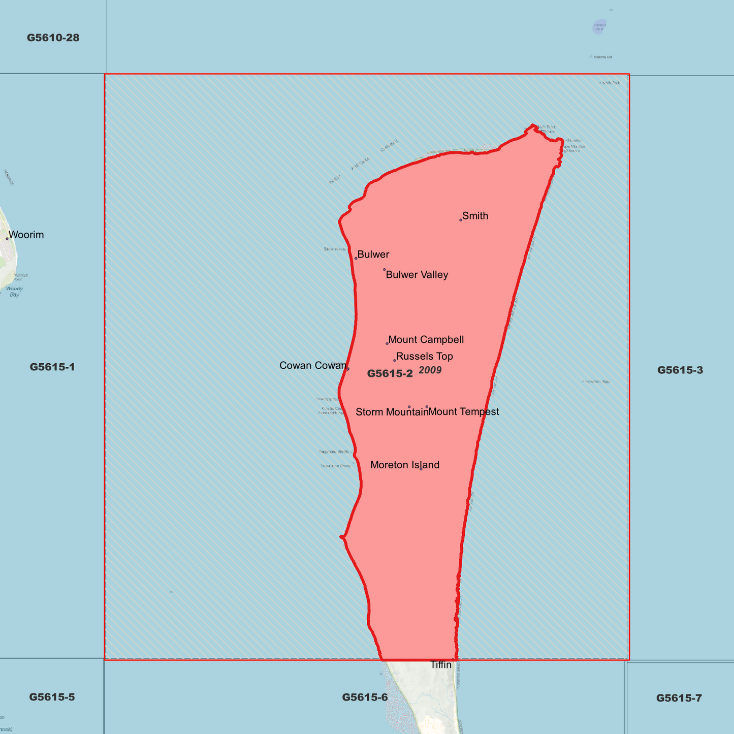 Moreton 1m Digital Elevation Model (G5615-2)