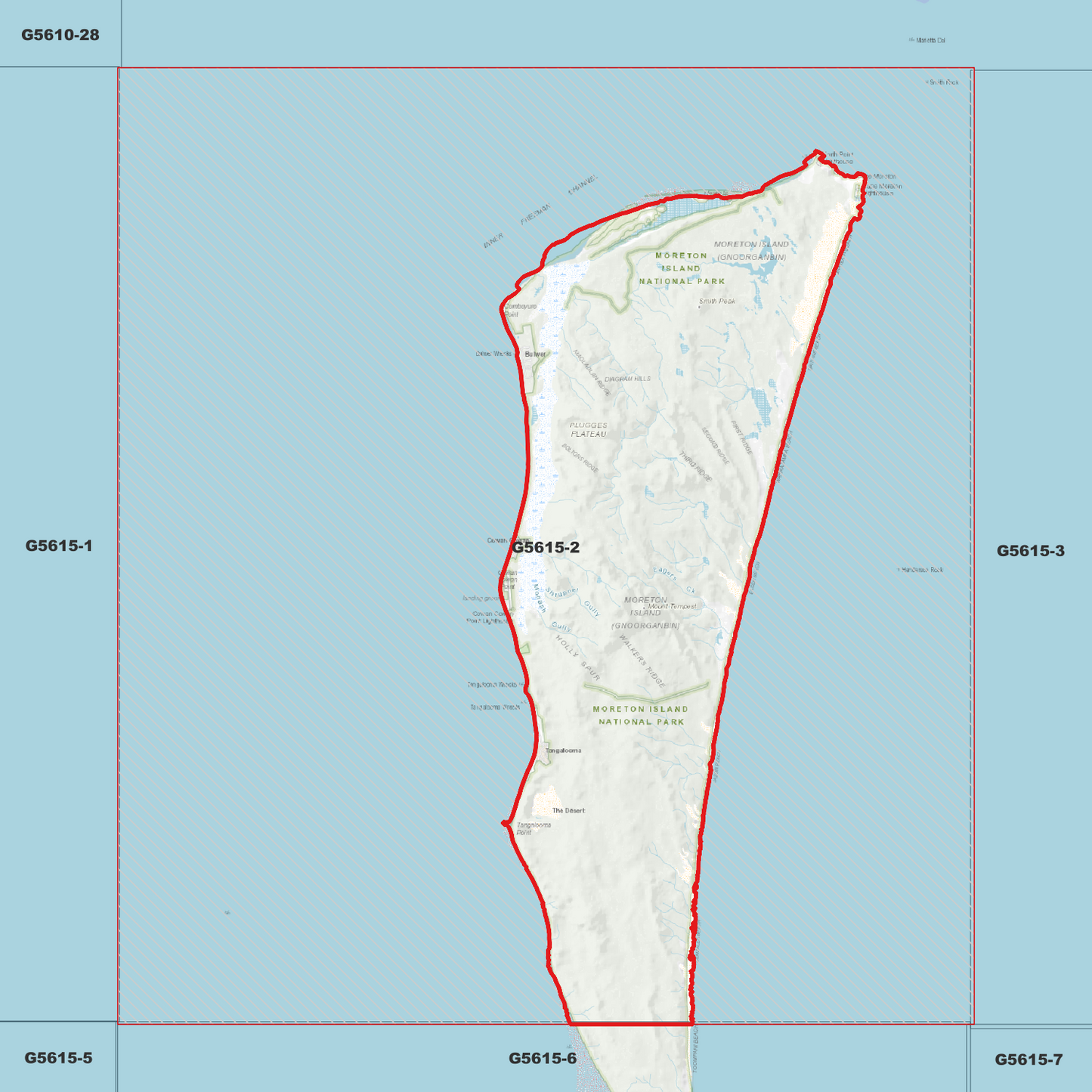 Moreton 1m Digital Elevation Model (G5615-2)