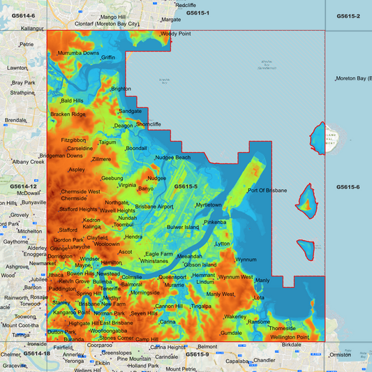 Brisbane 1m Digital Elevation Model (G5615-5)