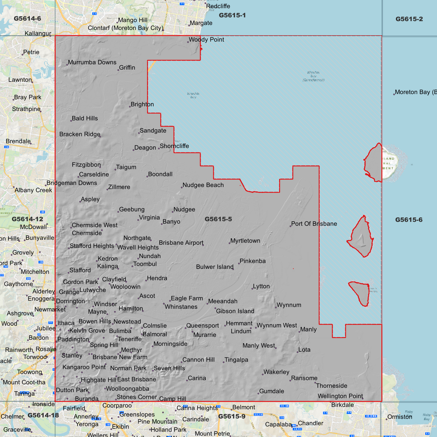 Brisbane 1m Digital Elevation Model (G5615-5)