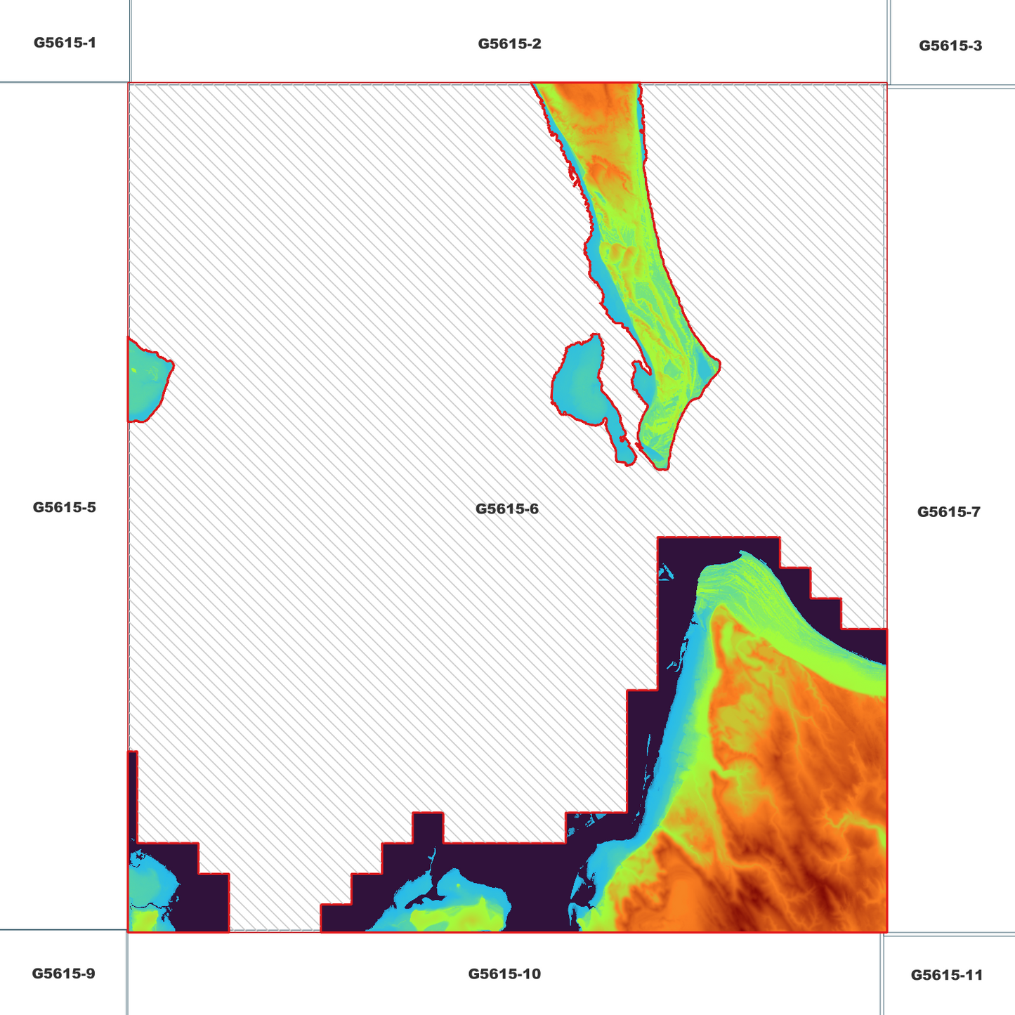 Peel 1m Digital Elevation Model (G5615-6)