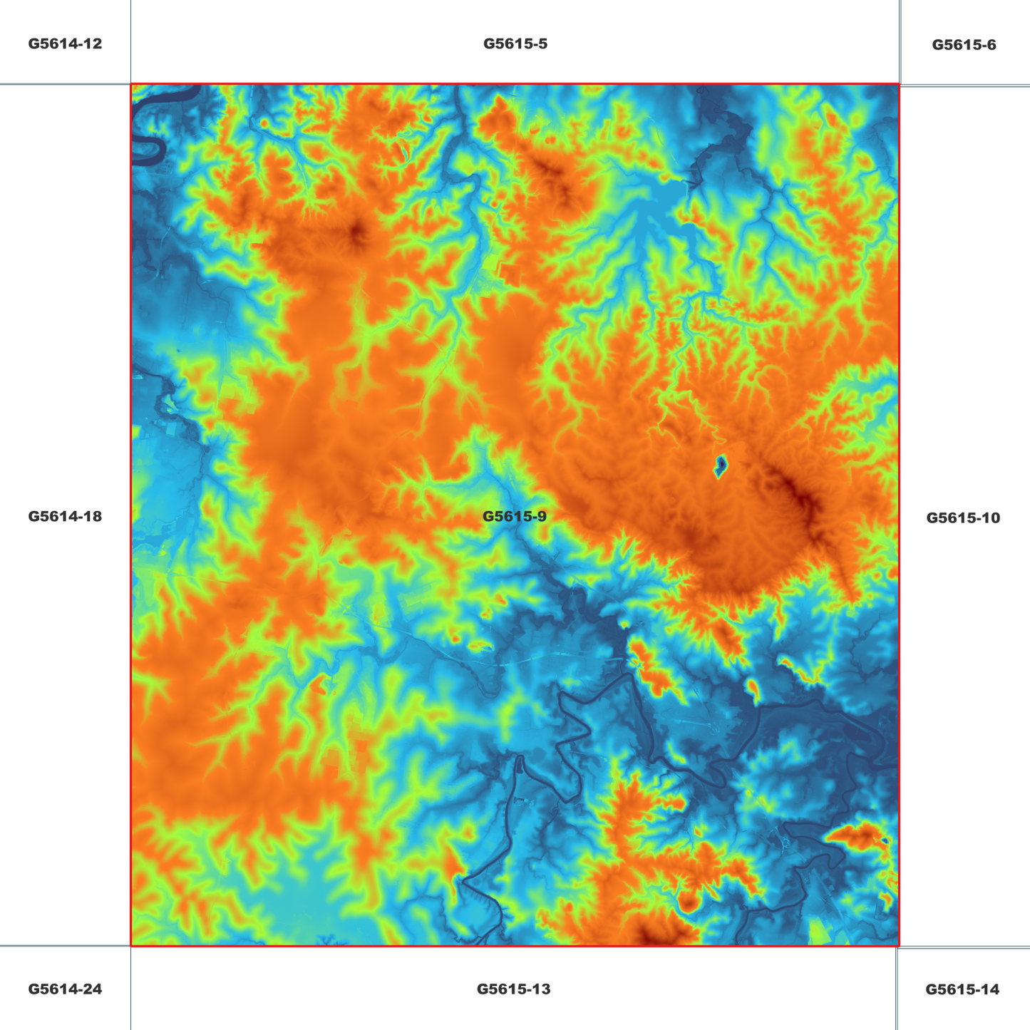 Wishart 1m Digital Elevation Model (G5615-9)