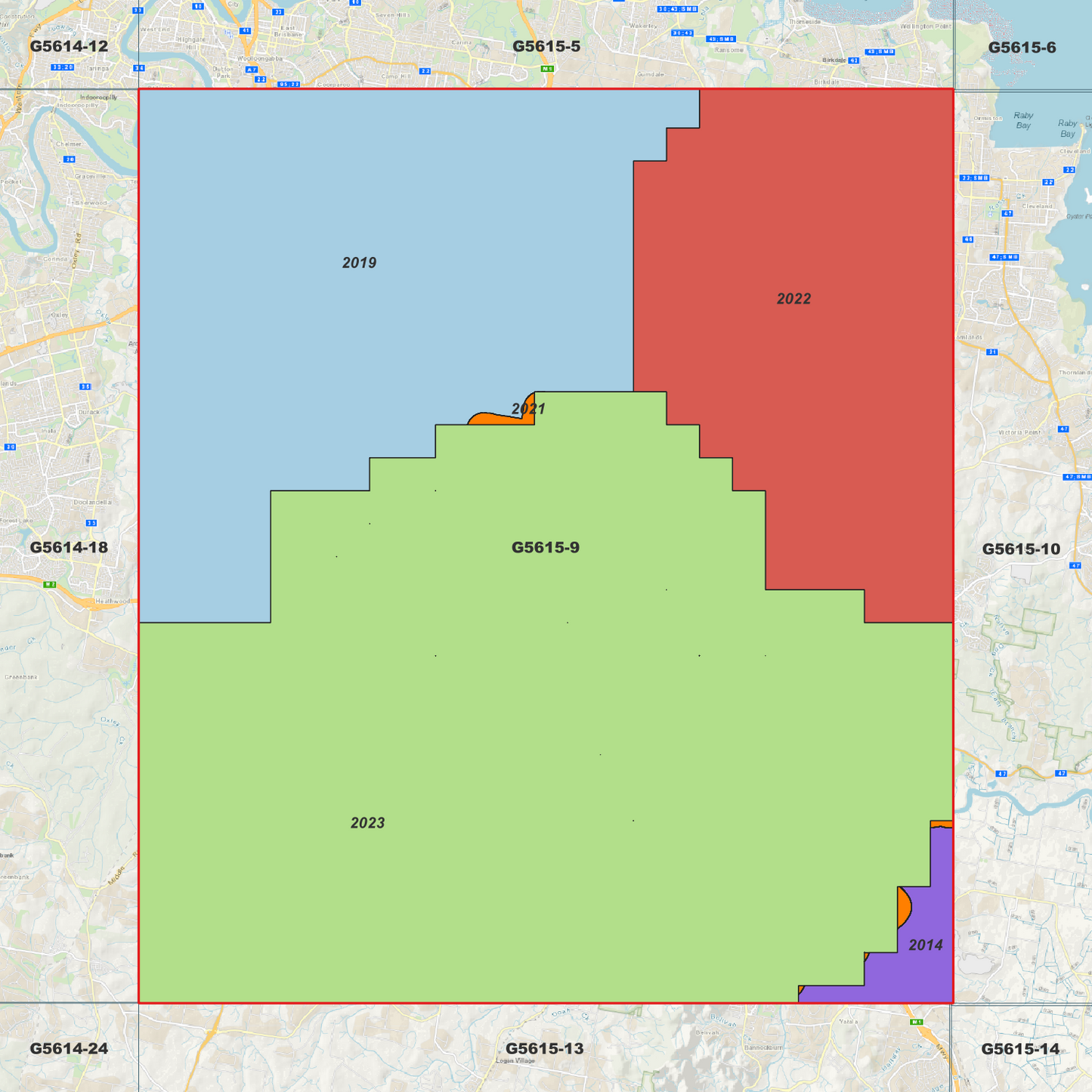 Wishart 1m Digital Elevation Model (G5615-9)