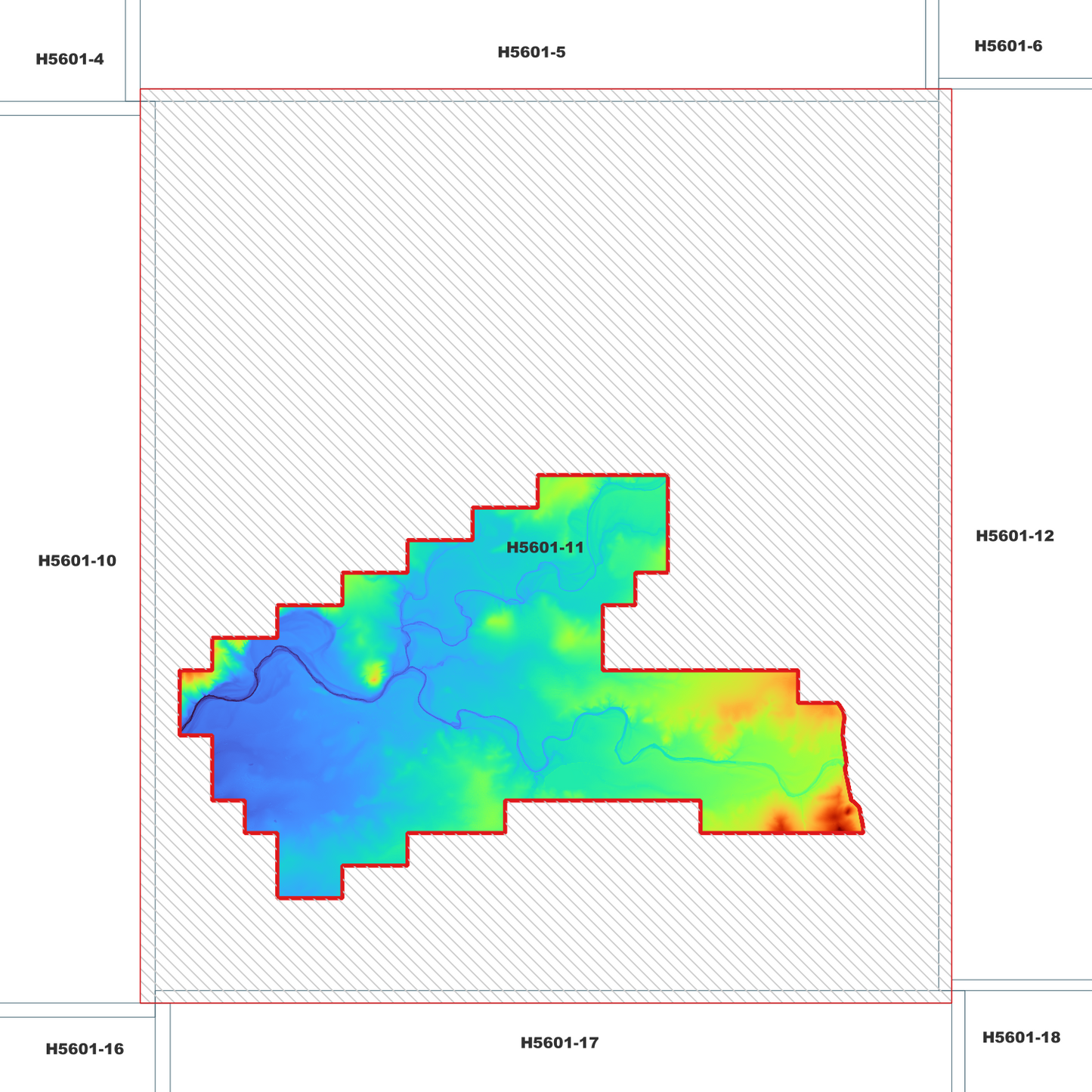 Inglewood 1m Digital Elevation Model (H5601-11)