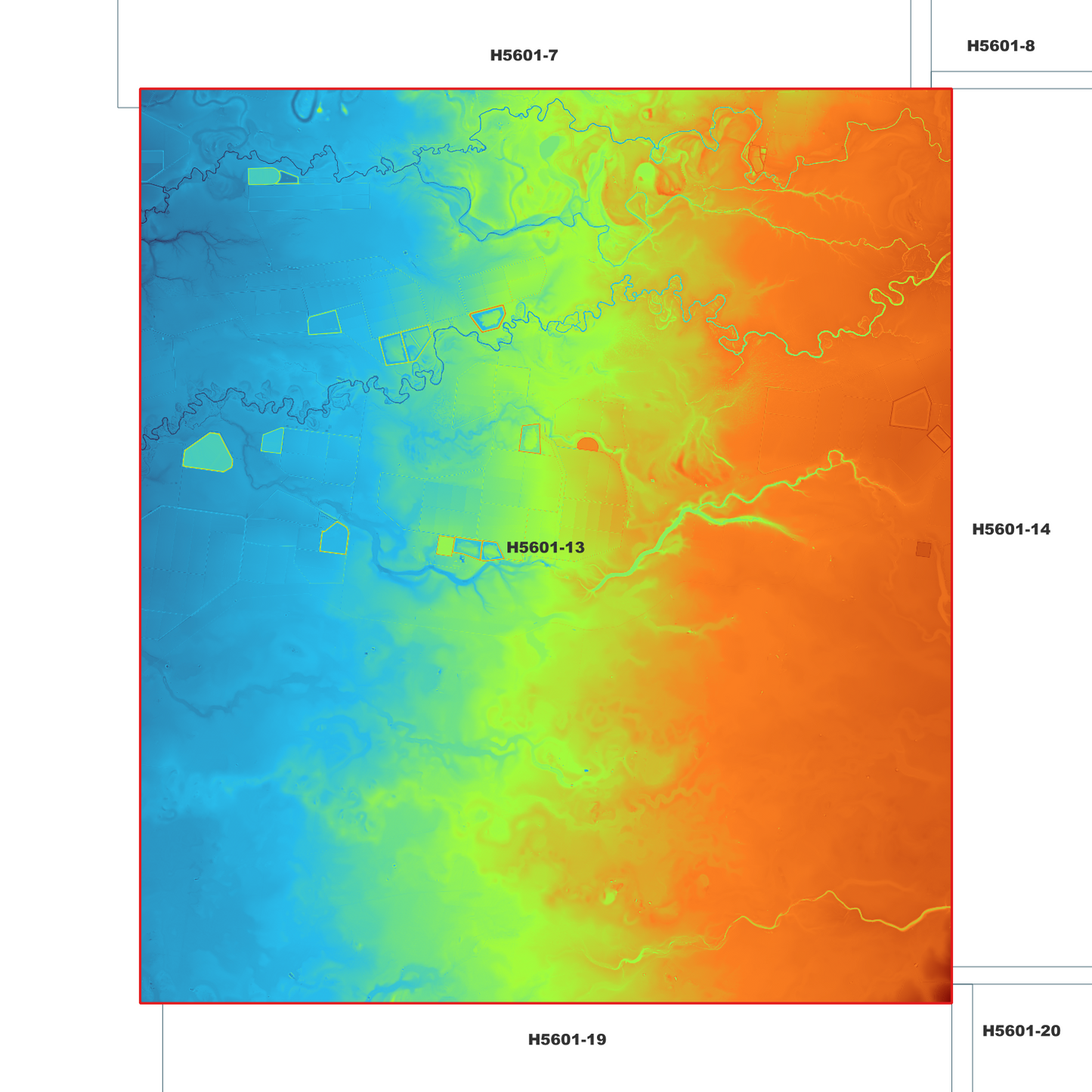 Boobera Lagoon 1m Digital Elevation Model (H5601-13)