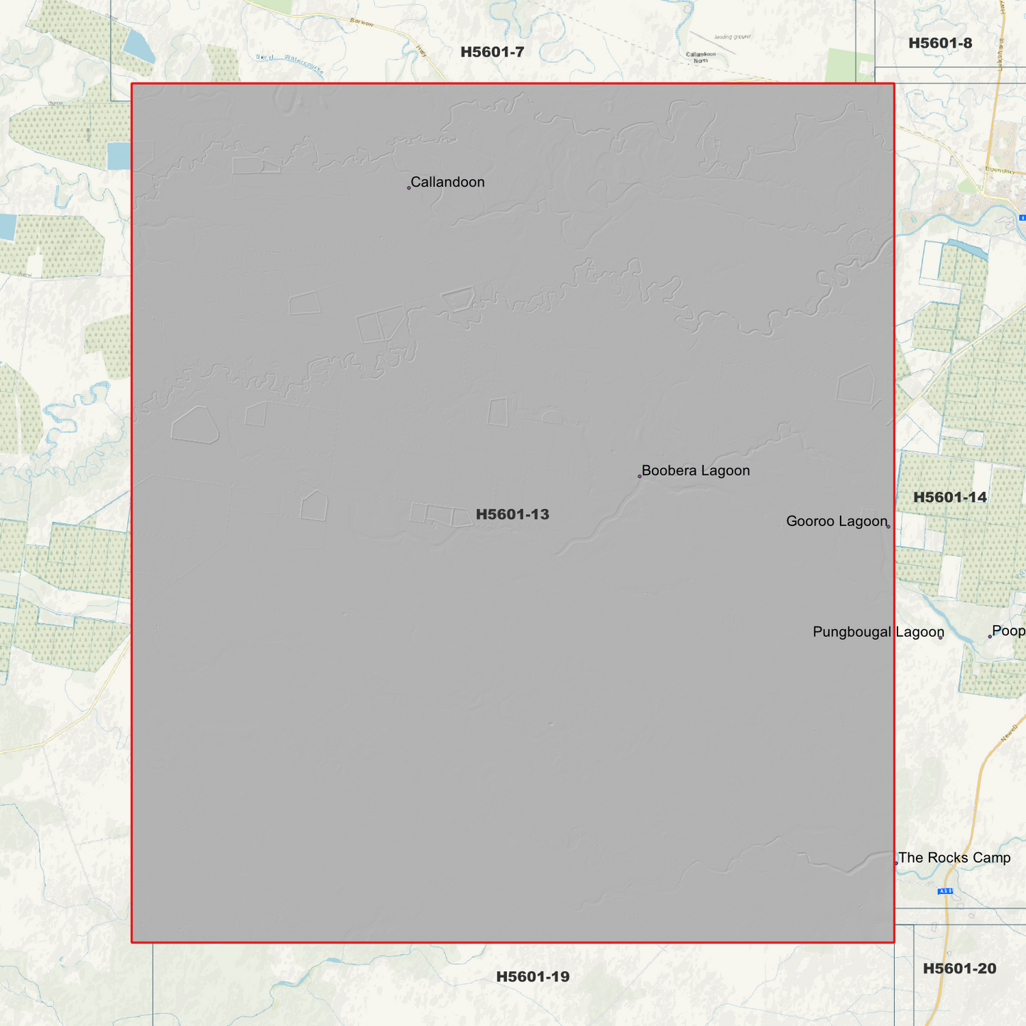 Boobera Lagoon 1m Digital Elevation Model (H5601-13)