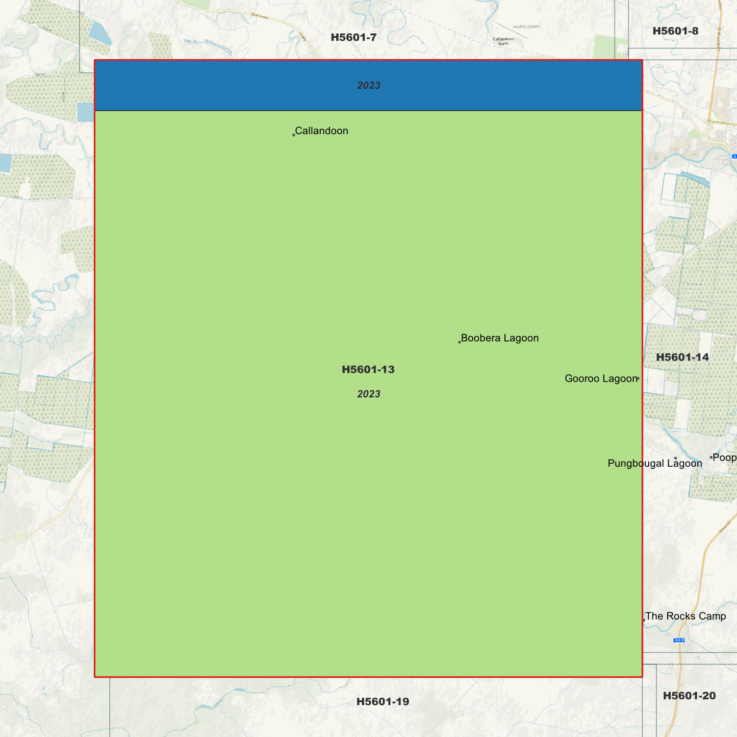 Boobera Lagoon 1m Digital Elevation Model (H5601-13)