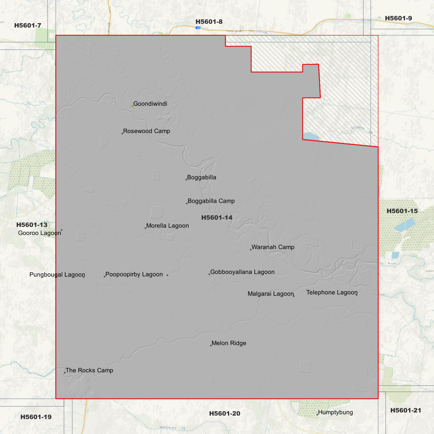 Goondiwindi 1m Digital Elevation Model (H5601-14)