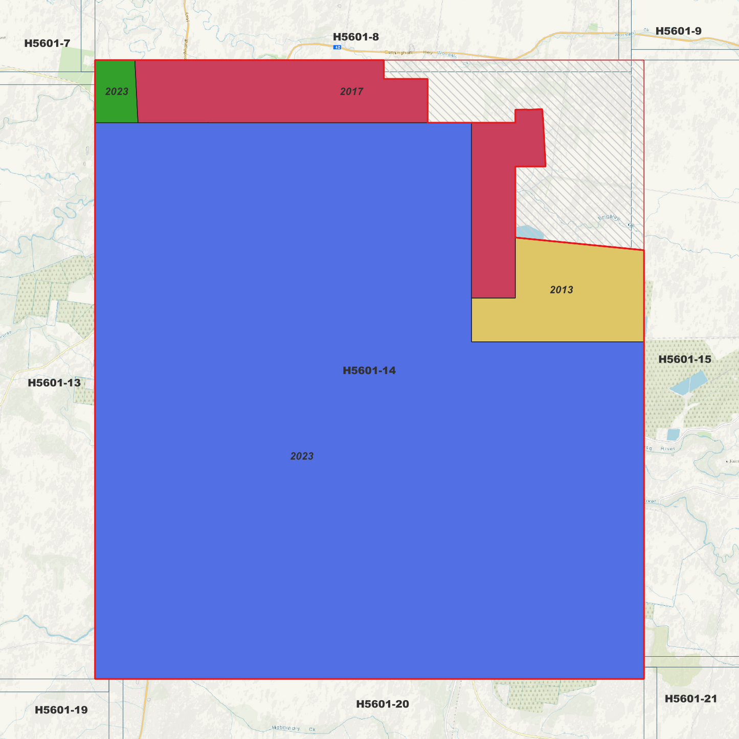 Goondiwindi 1m Digital Elevation Model (H5601-14)