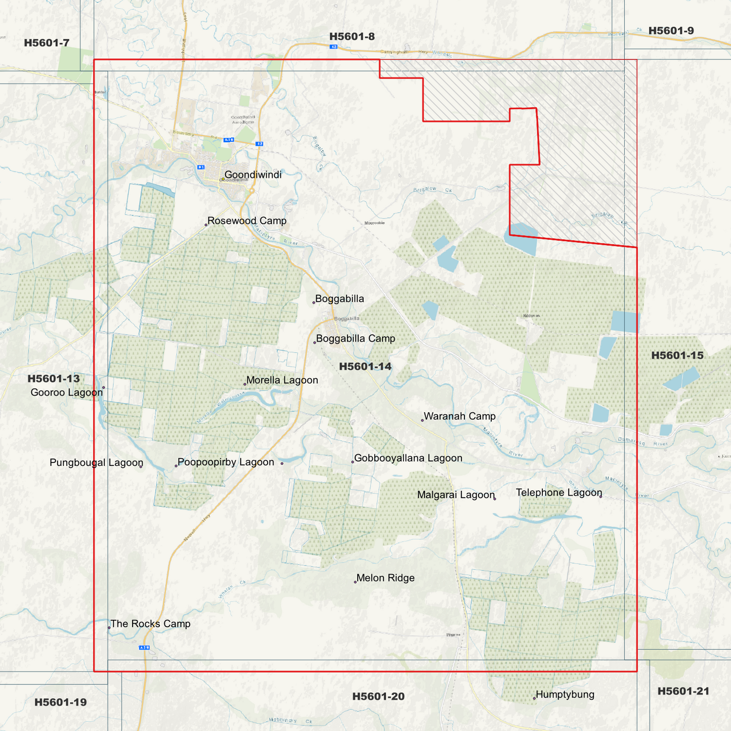 Goondiwindi 1m Digital Elevation Model (H5601-14)