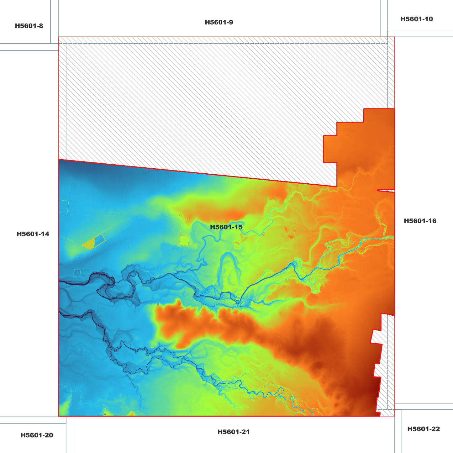 Kurumbul 1m Digital Elevation Model (H5601-15)