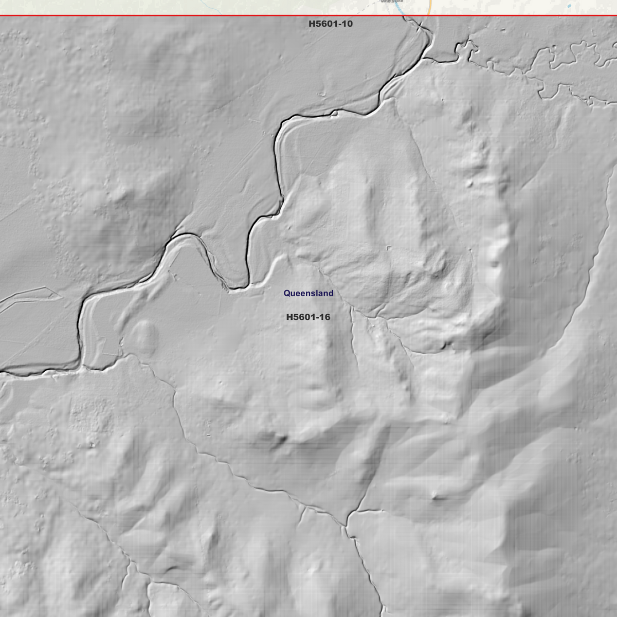 Close-up Yelarbon 5m hillshade showing local terrain detail.
