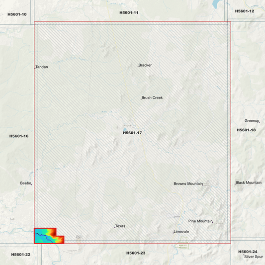 Limevale 1m Digital Elevation Model (H5601-17)