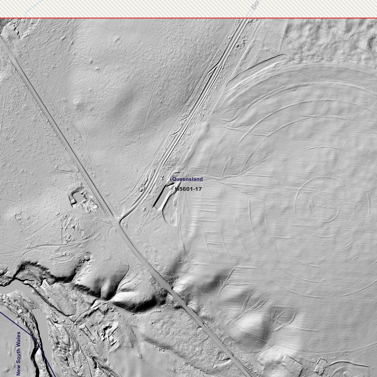 Close-up Orungal 50cm hillshade showing local terrain detail.
