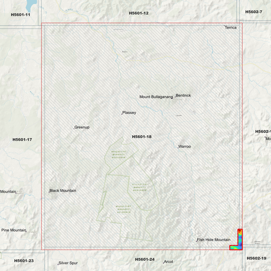 Mount Bullaganang 1m Digital Elevation Model (H5601-18)