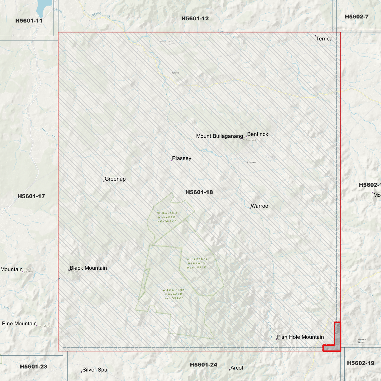 Mount Bullaganang 1m Digital Elevation Model (H5601-18)