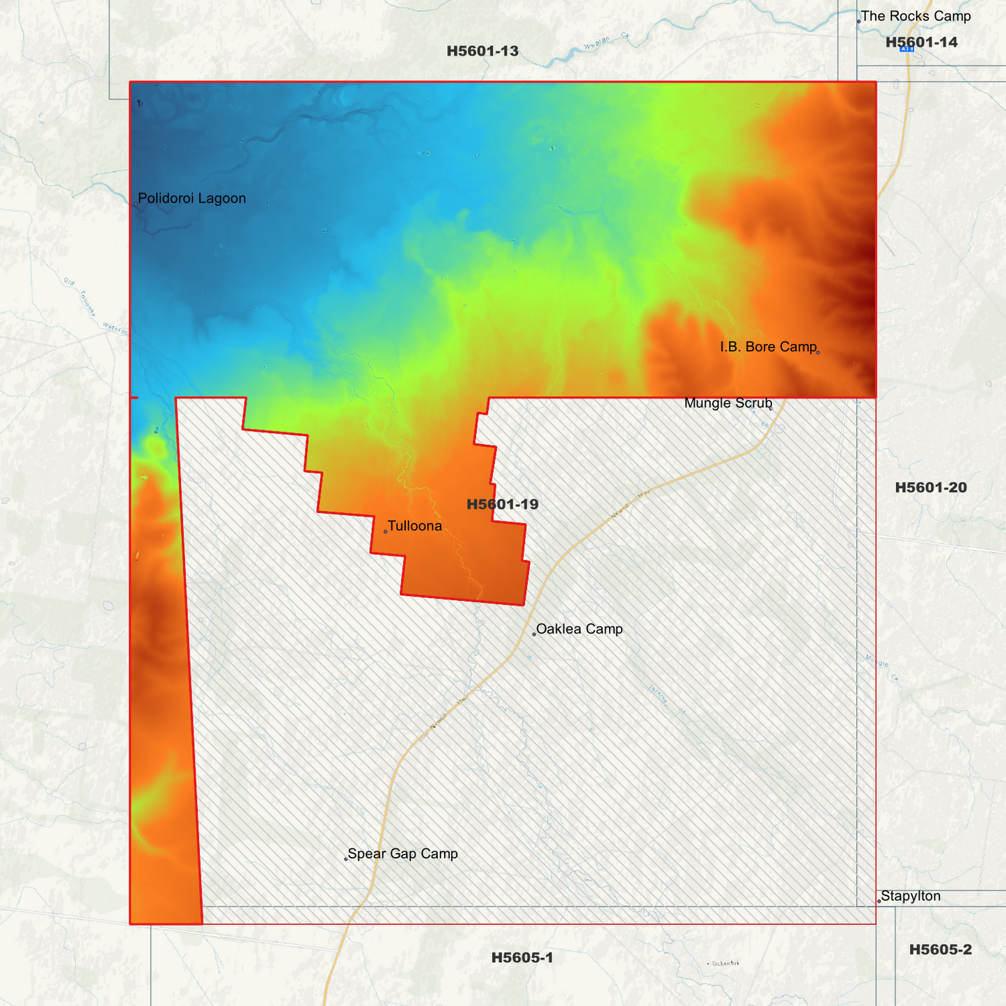 Tulloona 1m Digital Elevation Model (H5601-19)