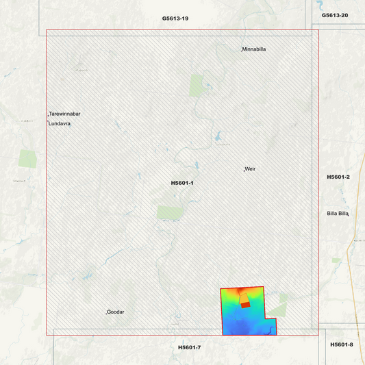 Tarewinnabar 1m Digital Elevation Model (H5601-1)