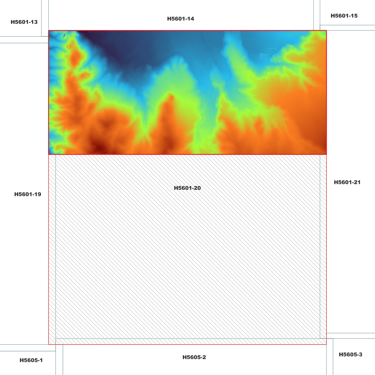 North Star 1m Digital Elevation Model (H5601-20)