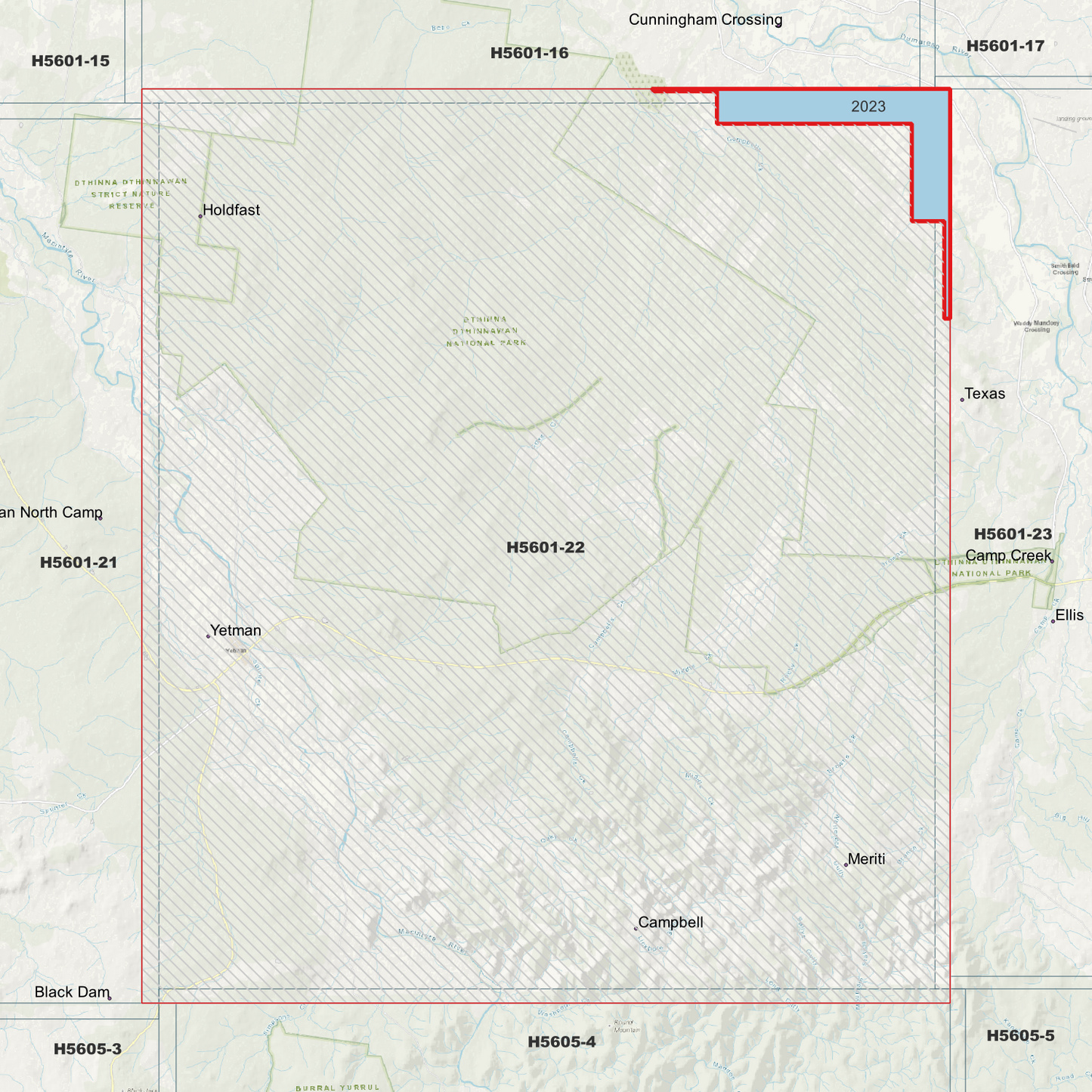 Yetman 1m Digital Elevation Model (H5601-22)