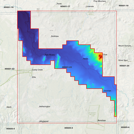 Texas 1m Digital Elevation Model (H5601-23)