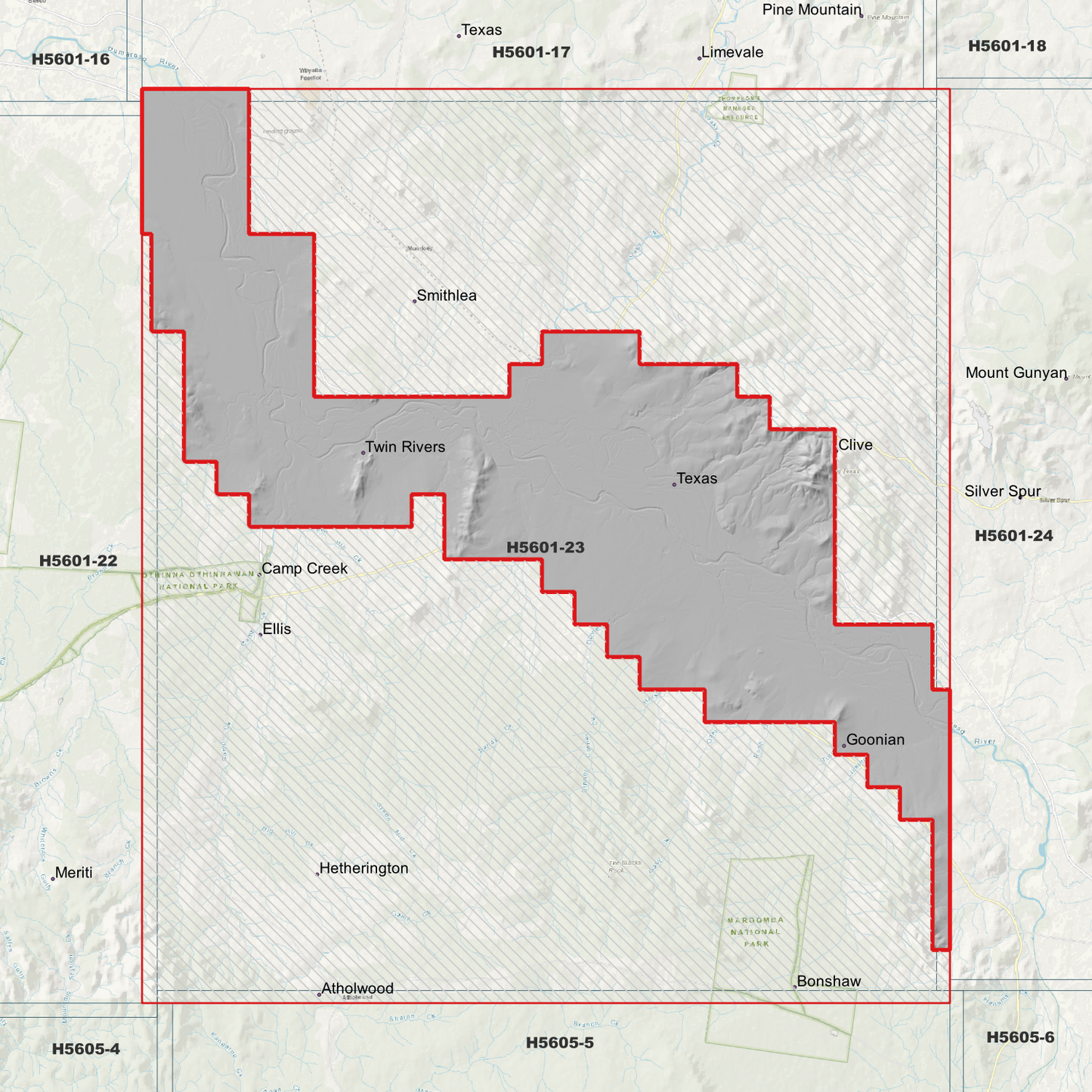 Texas 1m Digital Elevation Model (H5601-23)