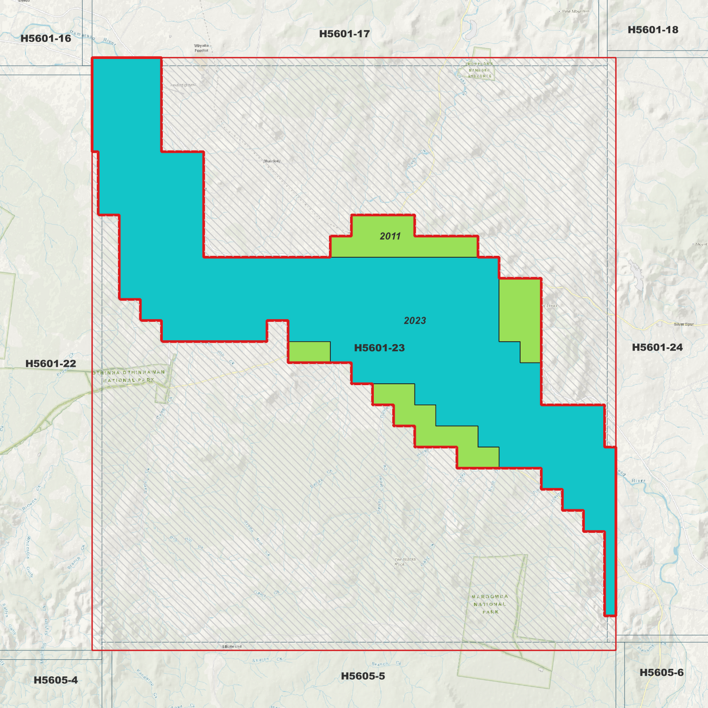 Texas 1m Digital Elevation Model (H5601-23)