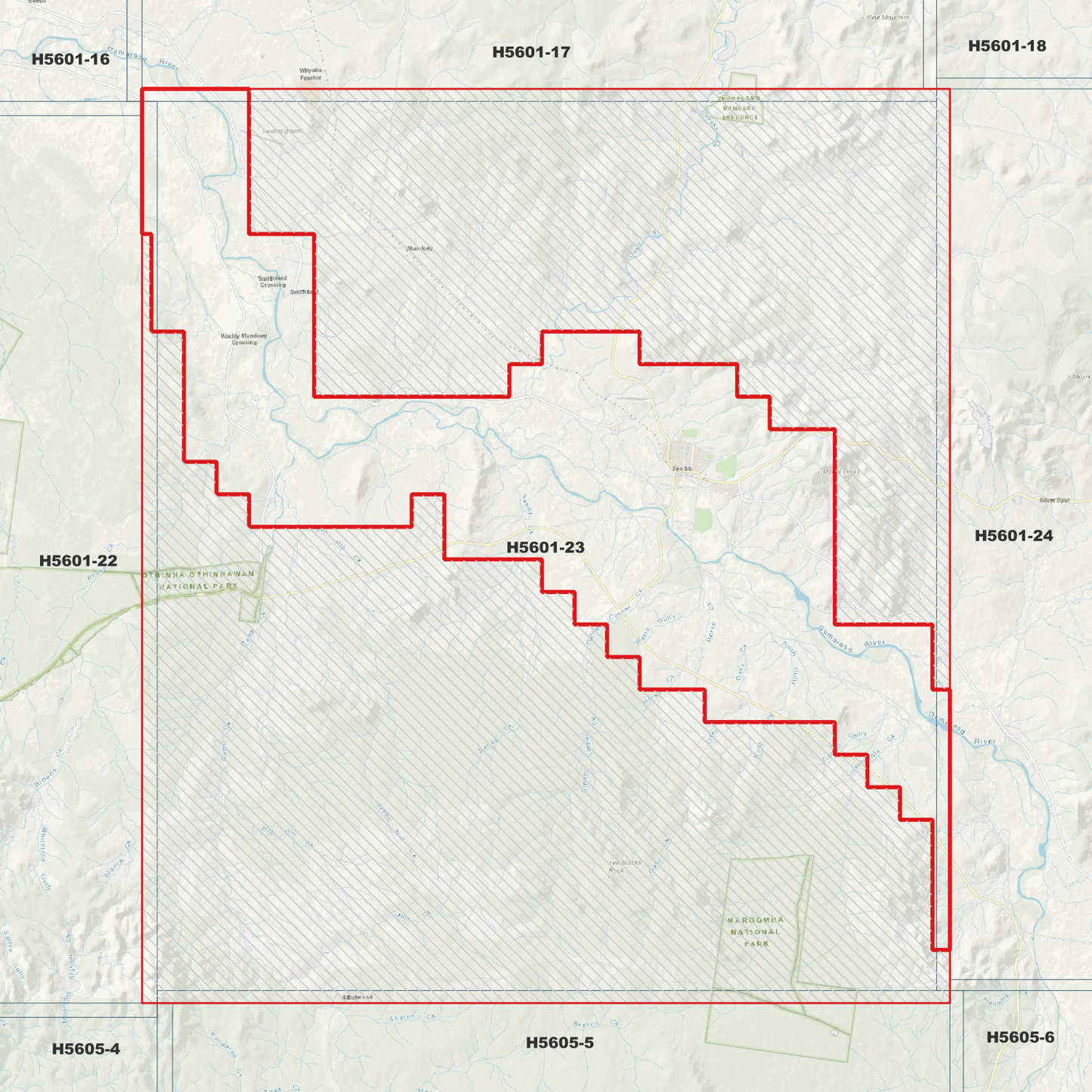Texas 1m Digital Elevation Model (H5601-23)