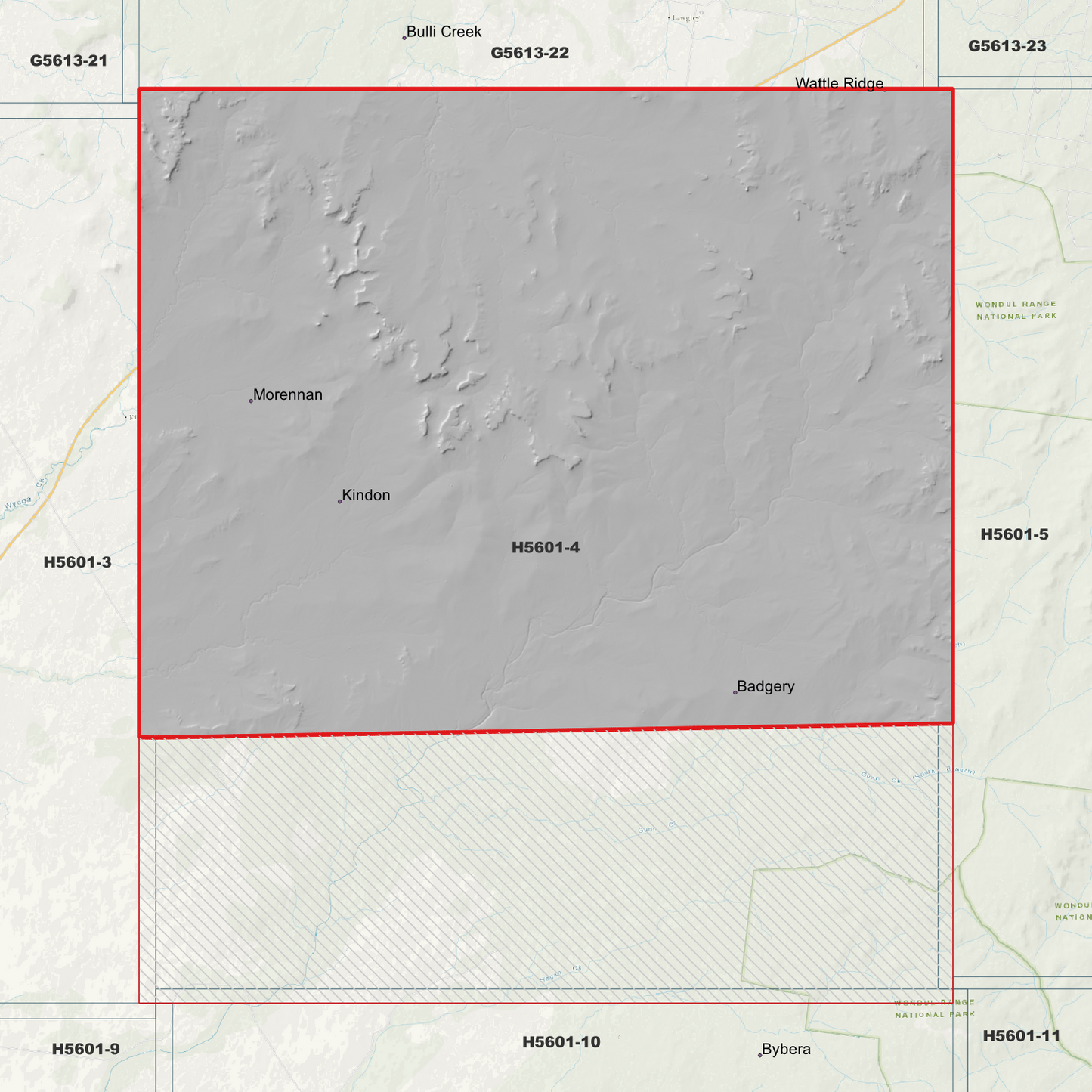 Kindon 1m Digital Elevation Model (H5601-4)