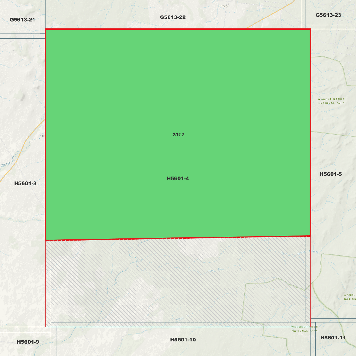 Kindon 1m Digital Elevation Model (H5601-4)