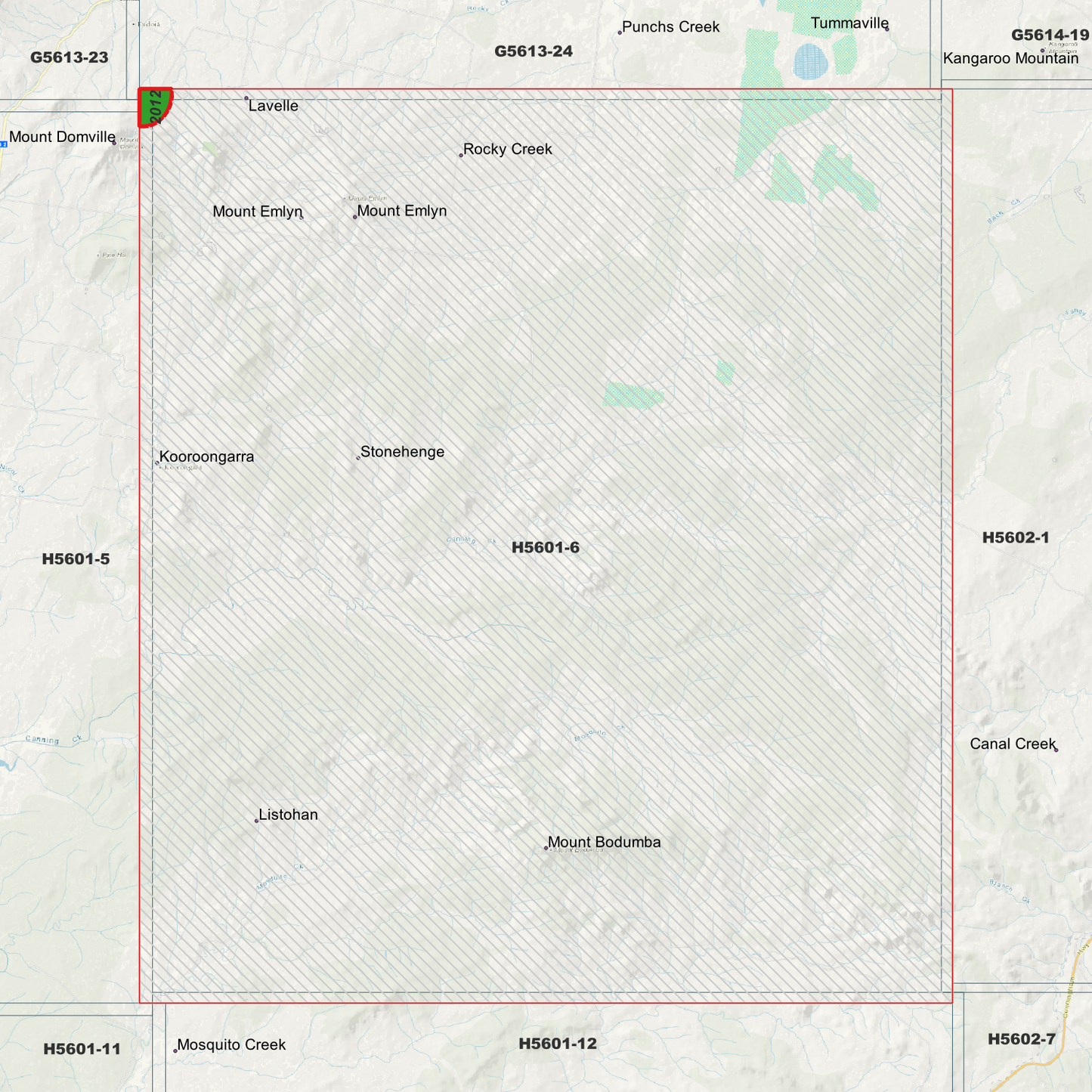Mount Emlyn 1m Digital Elevation Model (H5601-6)