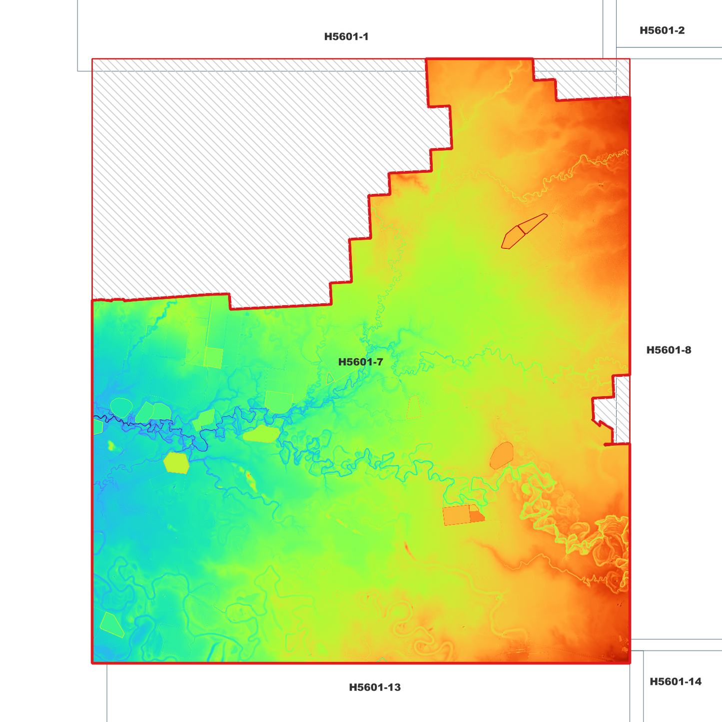 Yambocully 1m Digital Elevation Model (H5601-7)