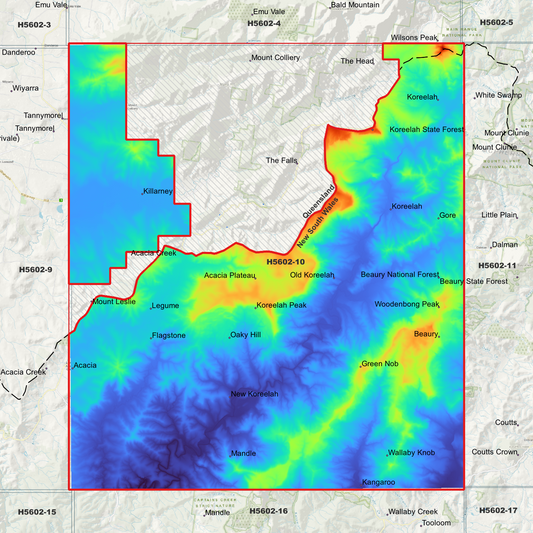 Koreelah 1m Digital Elevation Model (H5602-10)