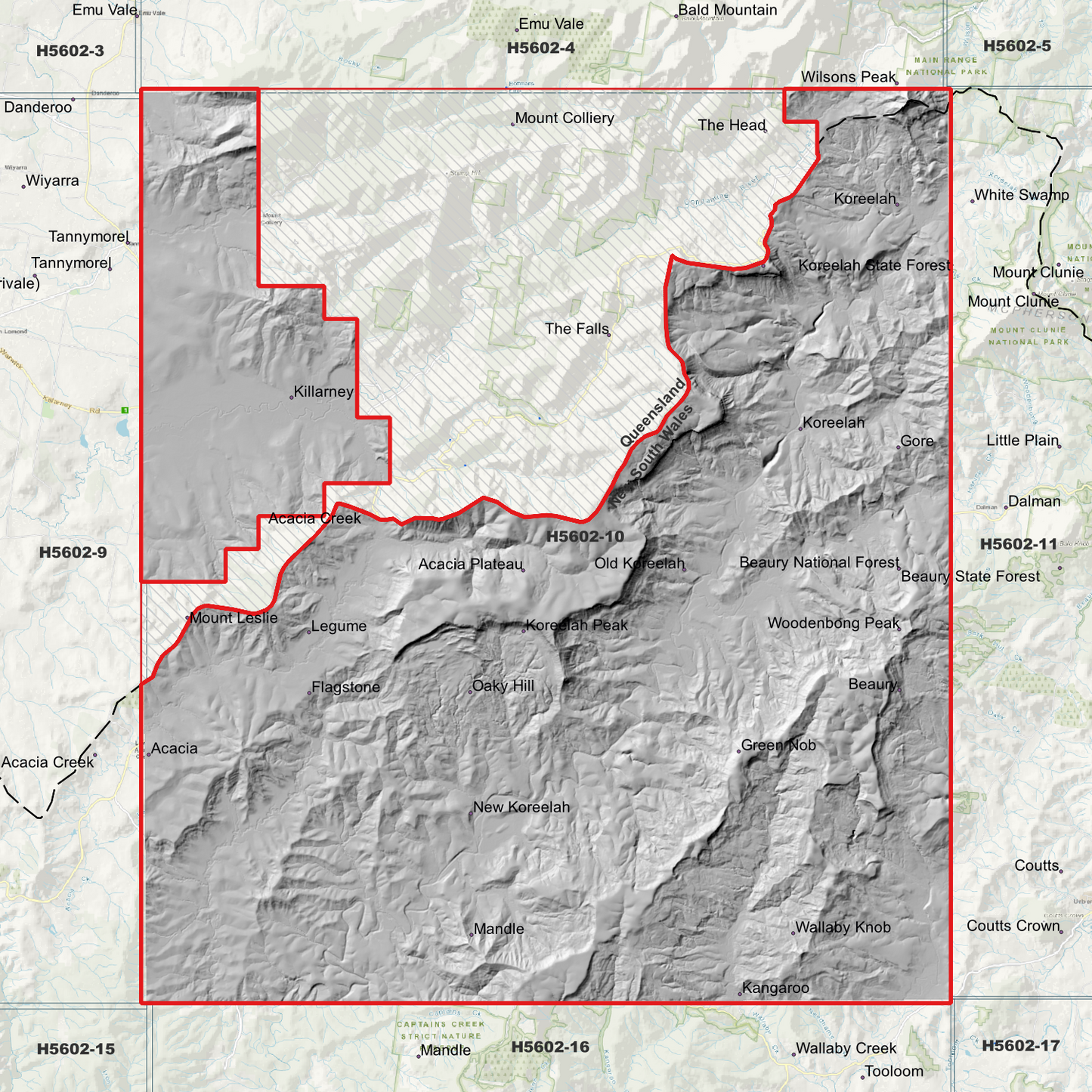 Koreelah 1m Digital Elevation Model (H5602-10)