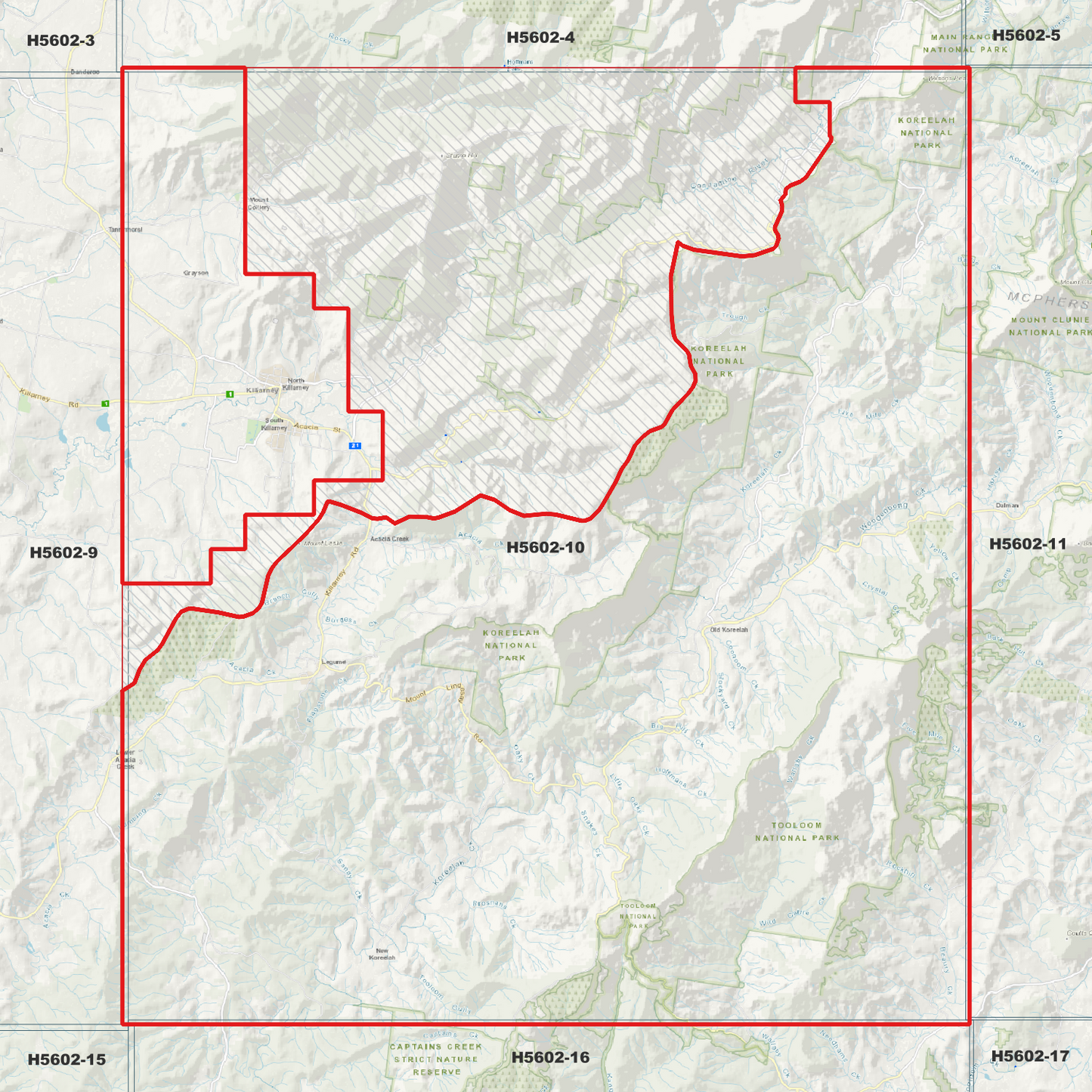 Koreelah 1m Digital Elevation Model (H5602-10)