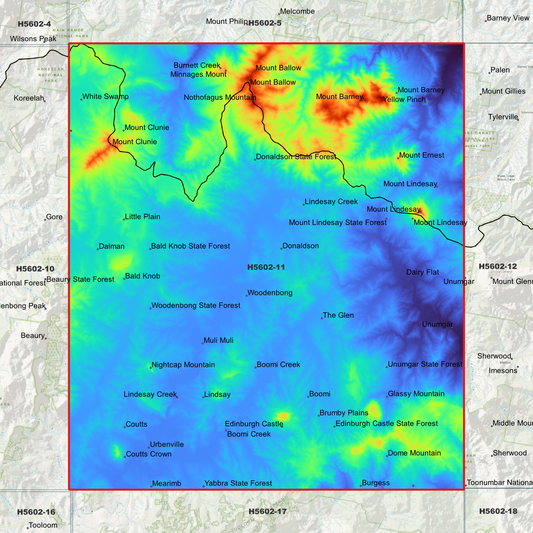 Woodenbong 1m Digital Elevation Model (H5602-11)