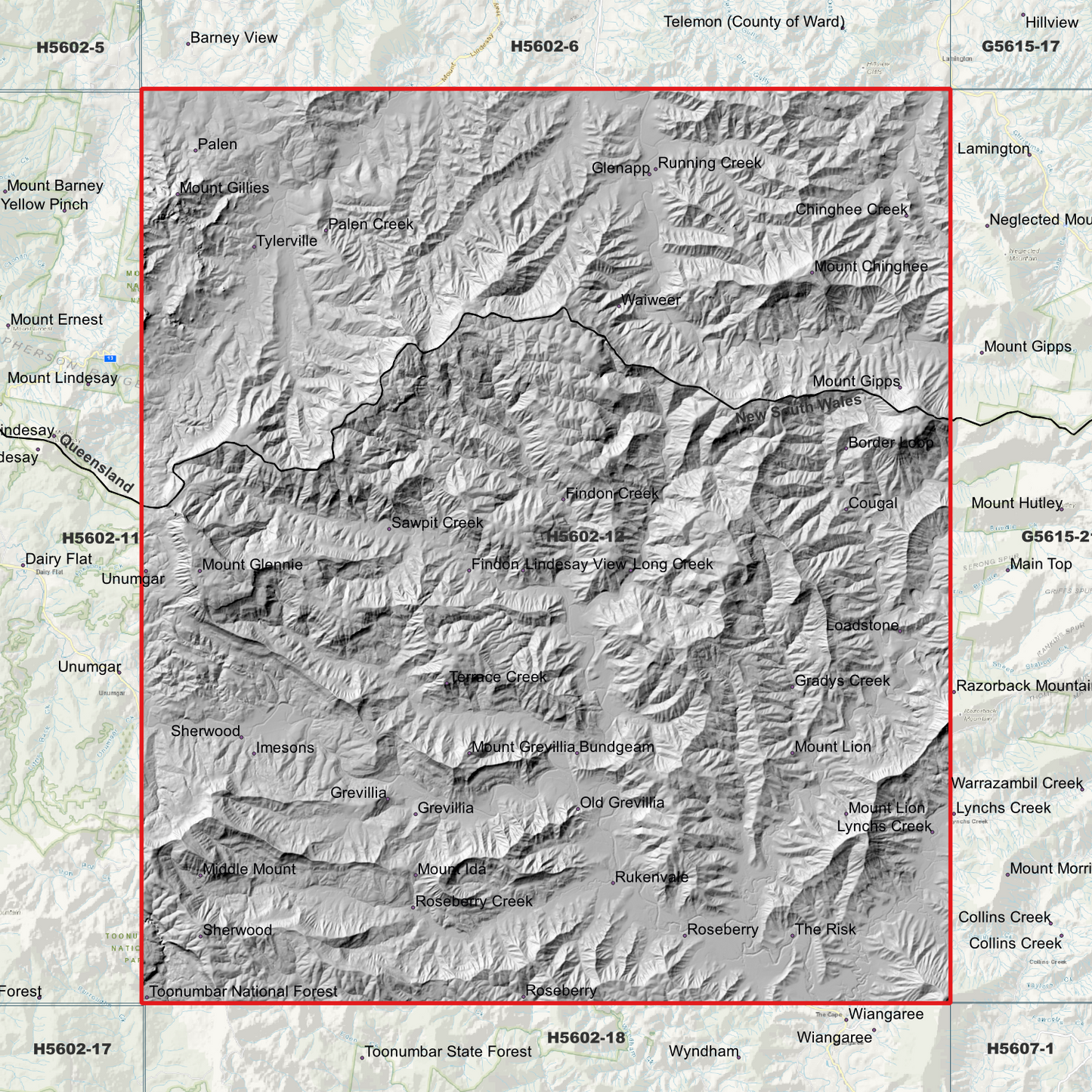 Grevillia 1m Digital Elevation Model (H5602-12)