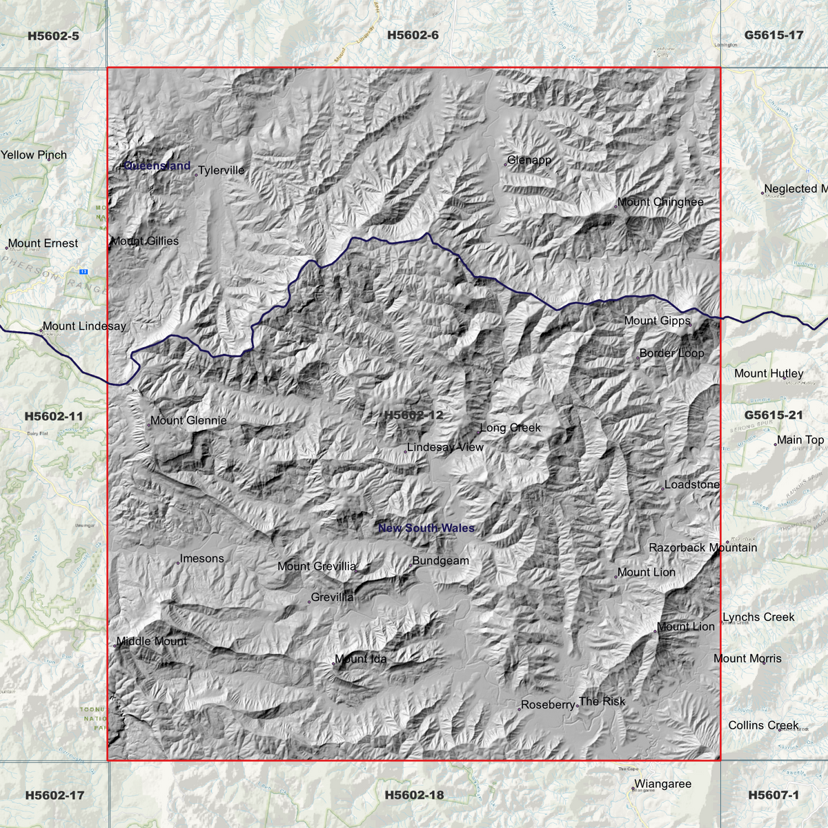 Grevillia 1m Digital Elevation Models (H5602-12)
