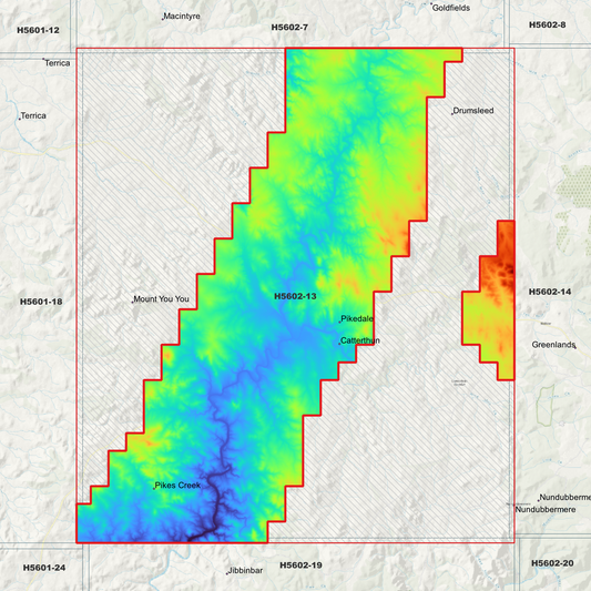 Pikedale 1m Digital Elevation Model (H5602-13)