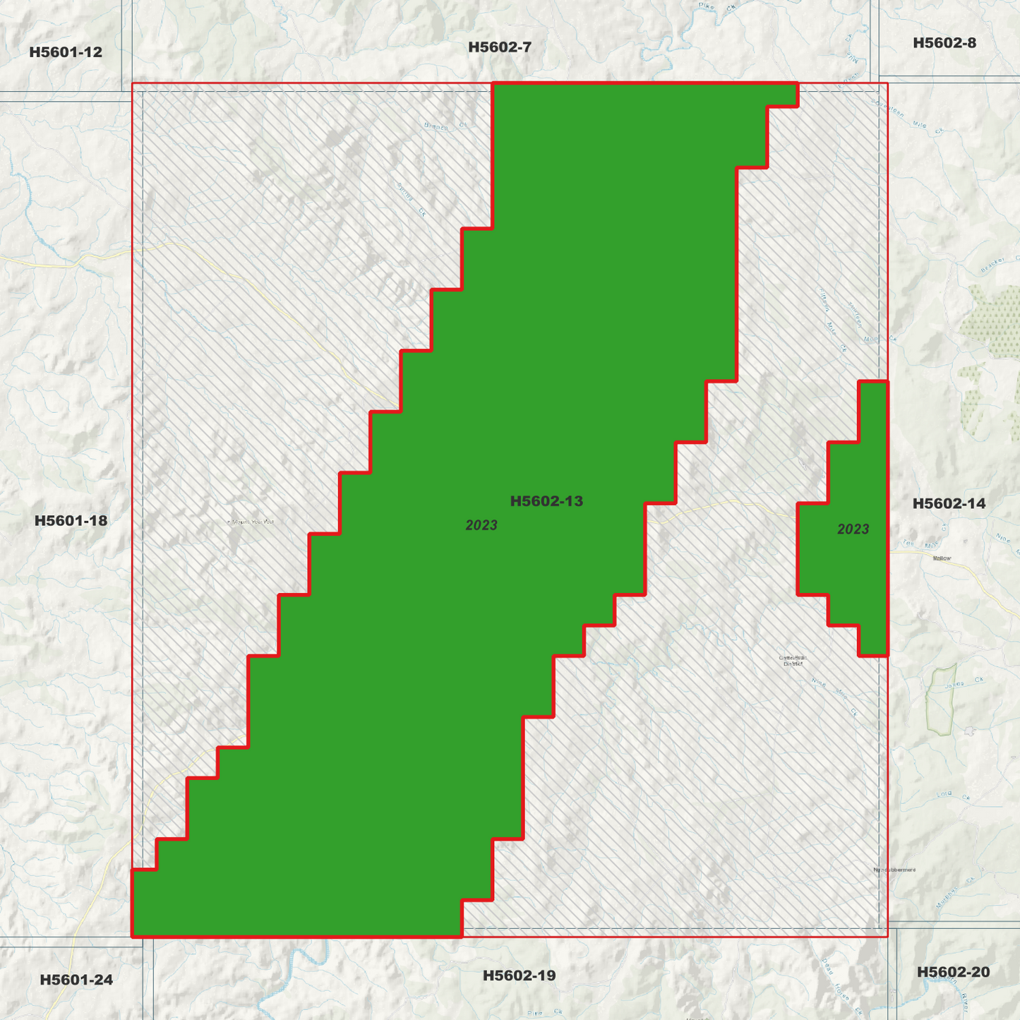Pikedale 1m Digital Elevation Model (H5602-13)