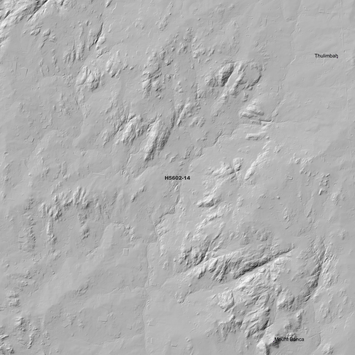 Stanthorpe 50cm, 1m & 5m Digital Elevation Models (H5602-14)