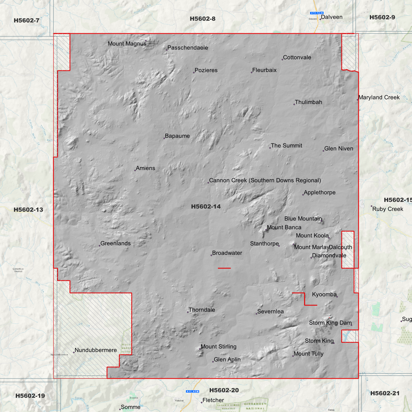 Stanthorpe 1m Digital Elevation Model (H5602-14)
