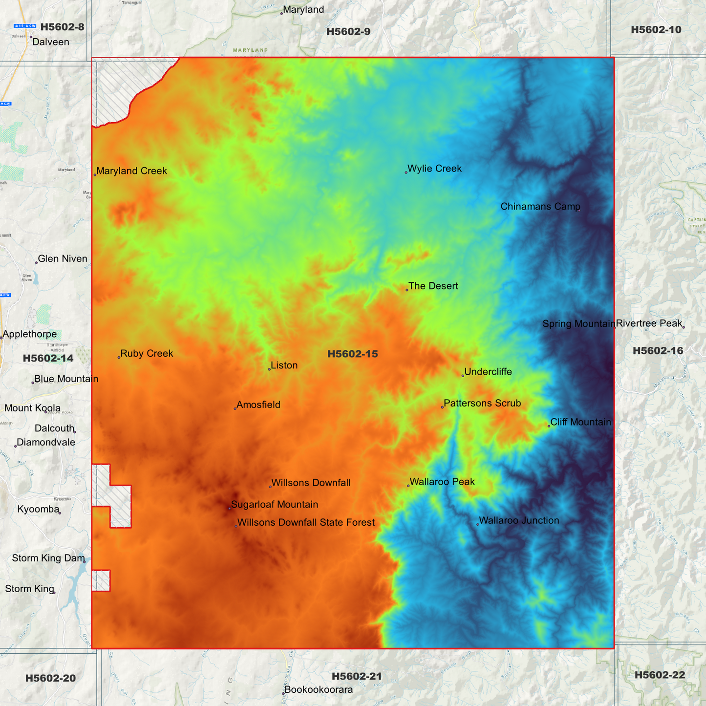 Liston 1m Digital Elevation Model (H5602-15)