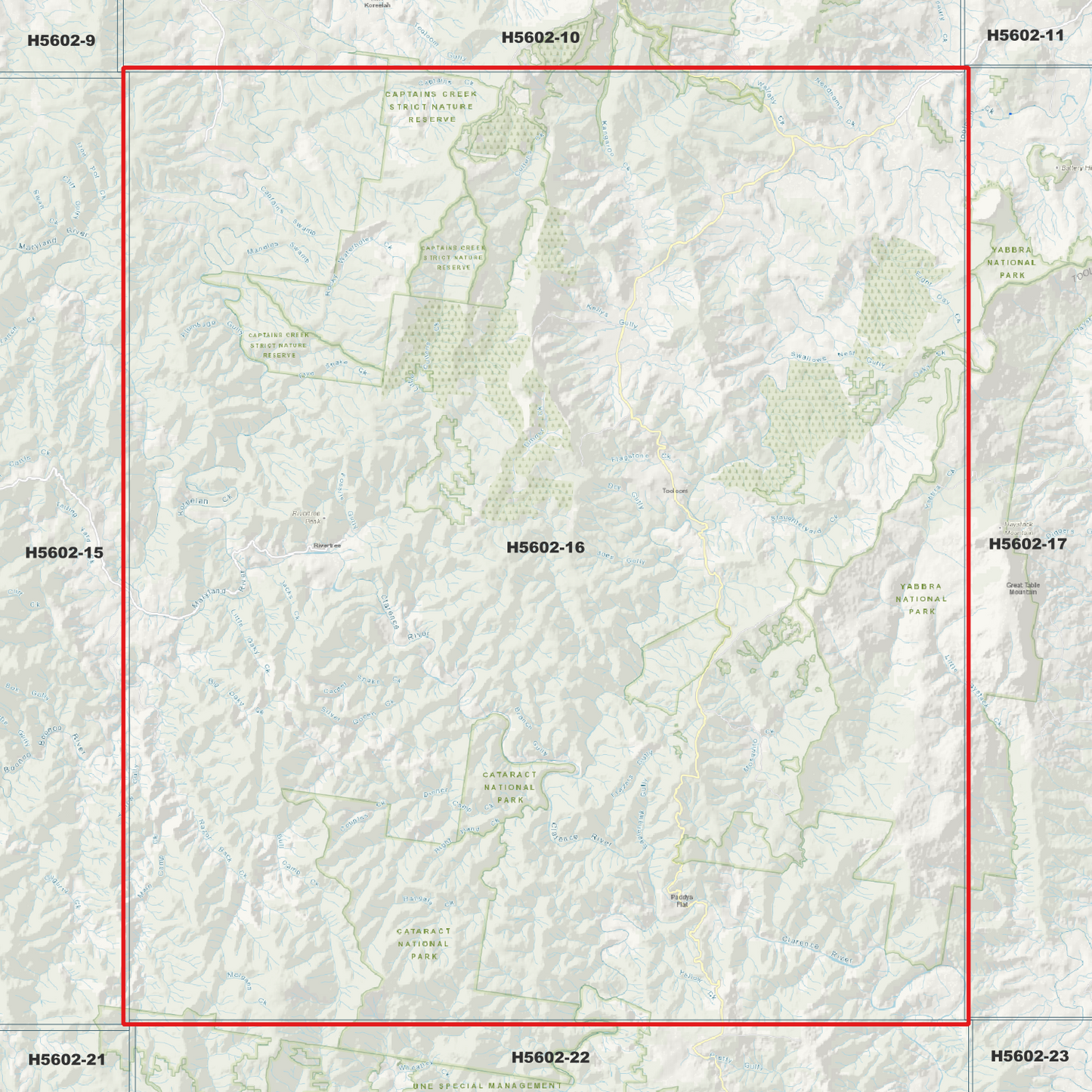 Tooloom 1m Digital Elevation Model (H5602-16)